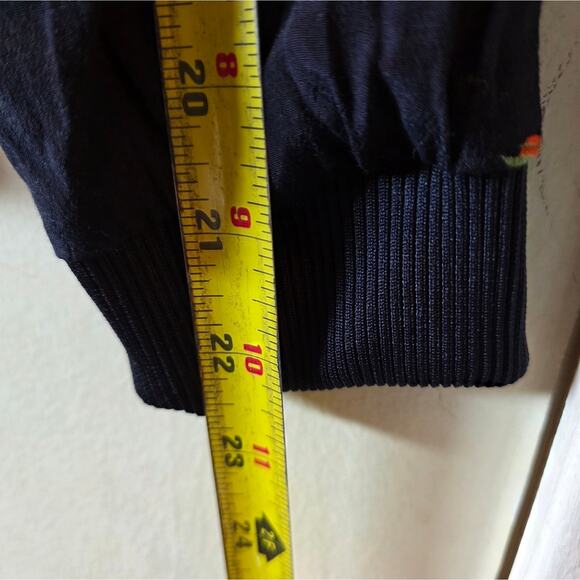 Zara Basic Womens Floral Print Satin Jacket Size M Bomber Date Night Lightweight - Picture 5 of 7